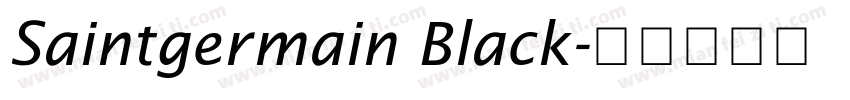 Saintgermain Black字体转换